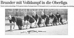 Aufstieg Oberliga